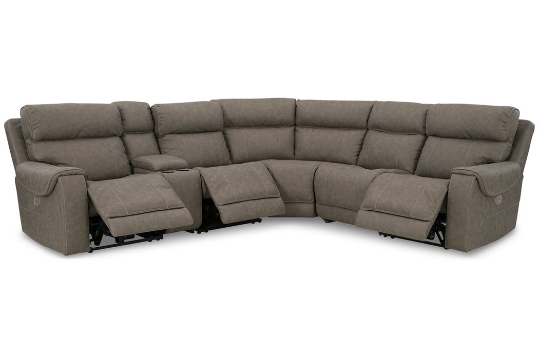 Starbot Fossil 6-Piece Power Reclining Sectional