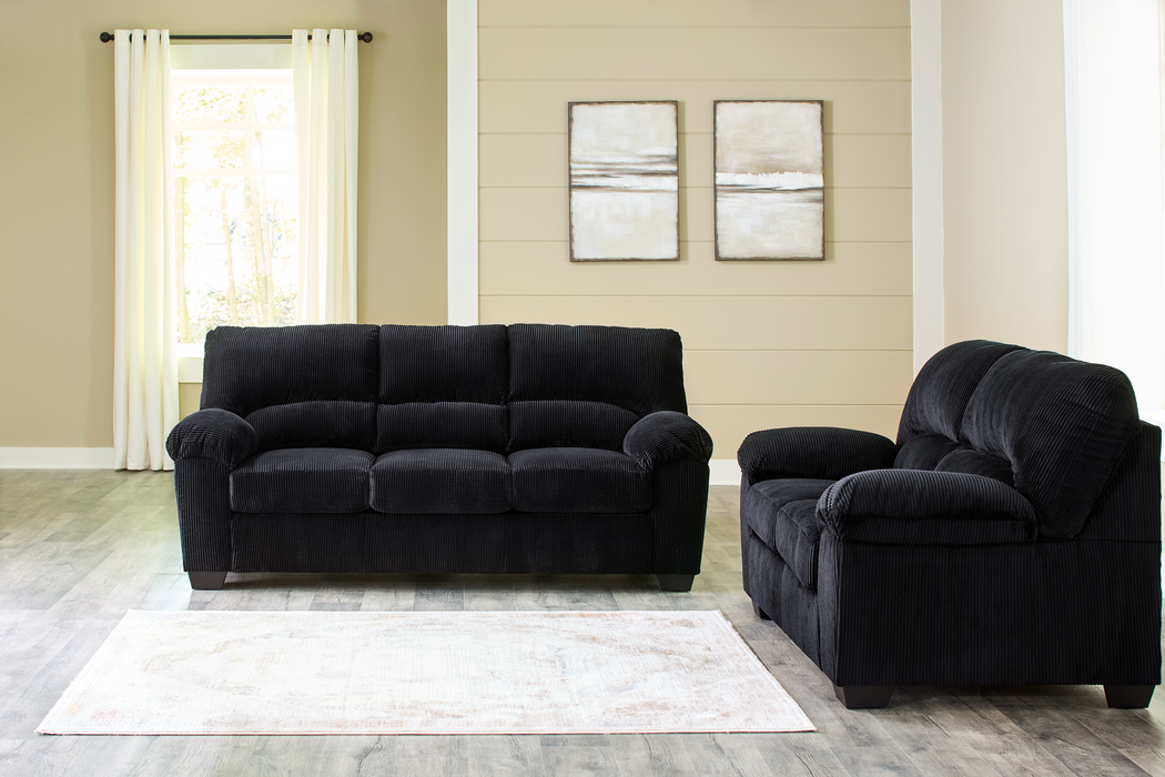 SimpleJoy Onyx Living Room Set