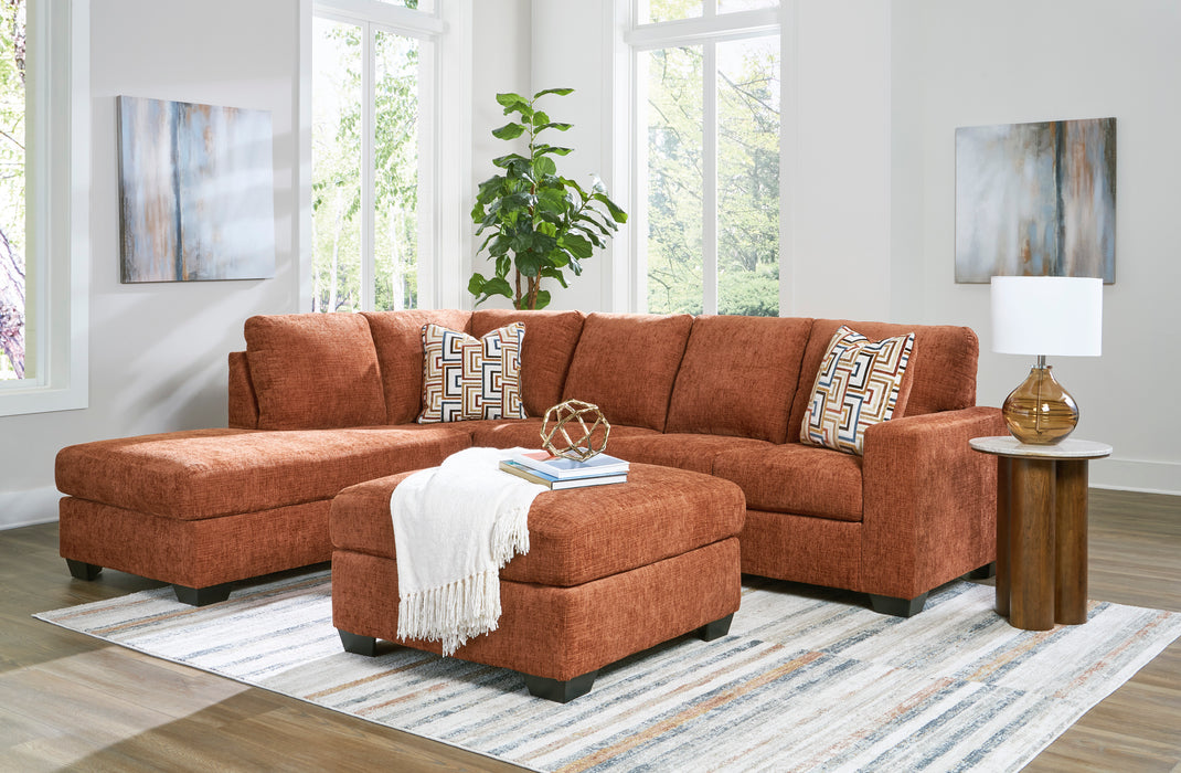 Aviemore Spice  2-Piece LAF Sectional with Chaise