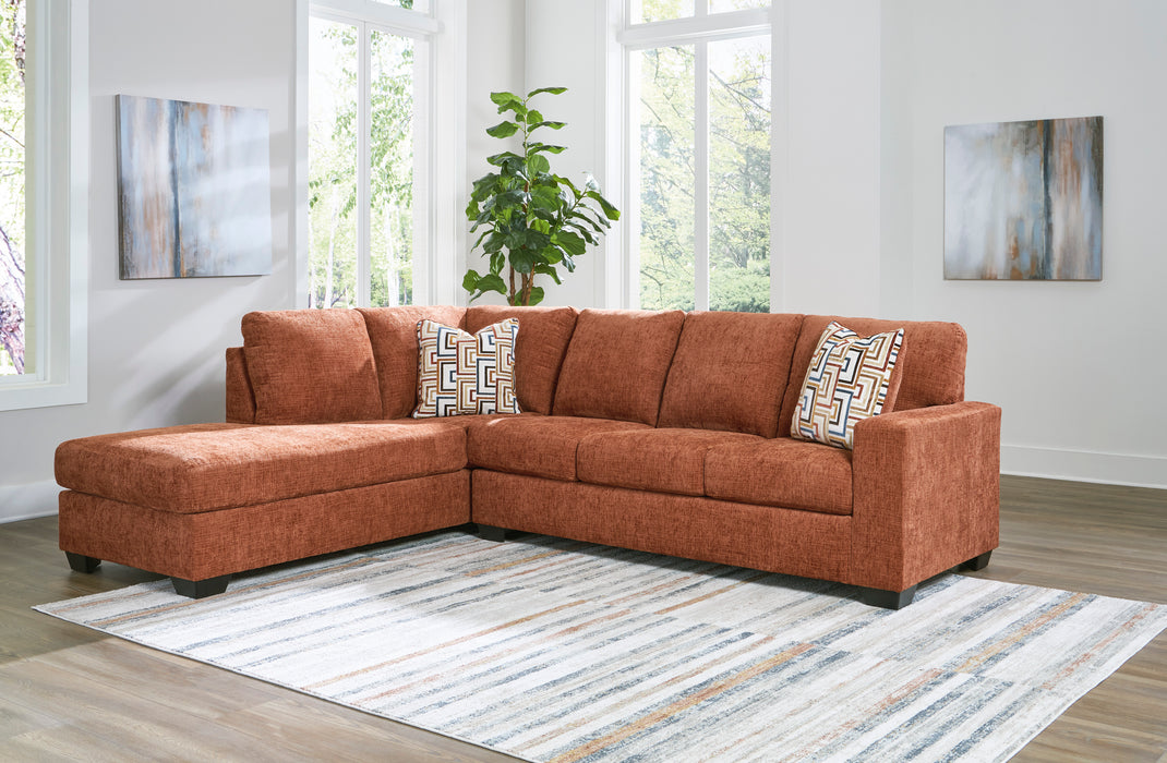 Aviemore Spice  2-Piece LAF Sectional with Chaise