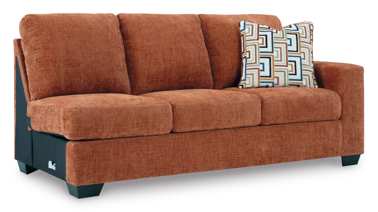 Aviemore Spice  2-Piece LAF Sectional with Chaise