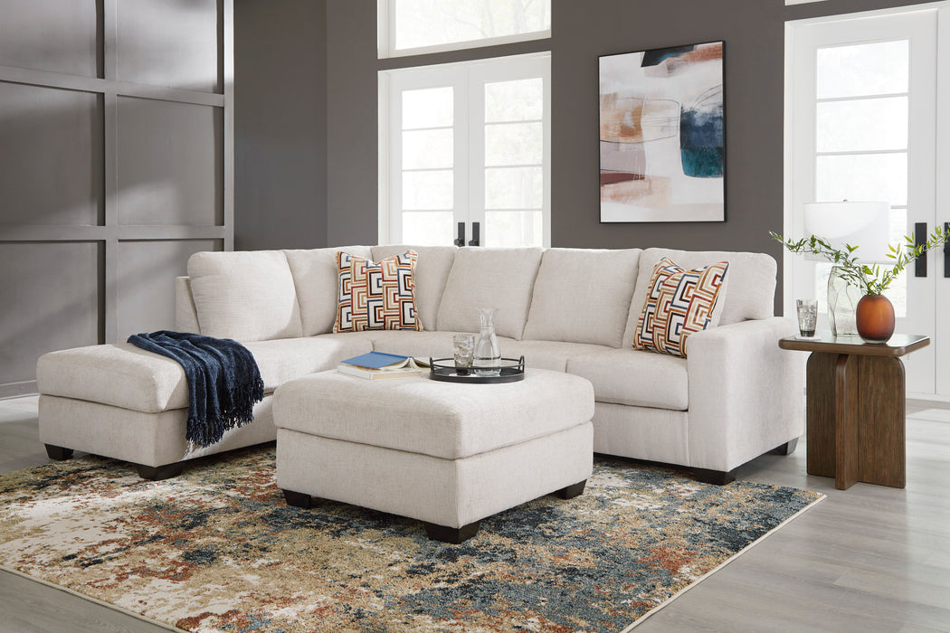 Aviemore Stone 2-Piece LAF Sectional with Chaise