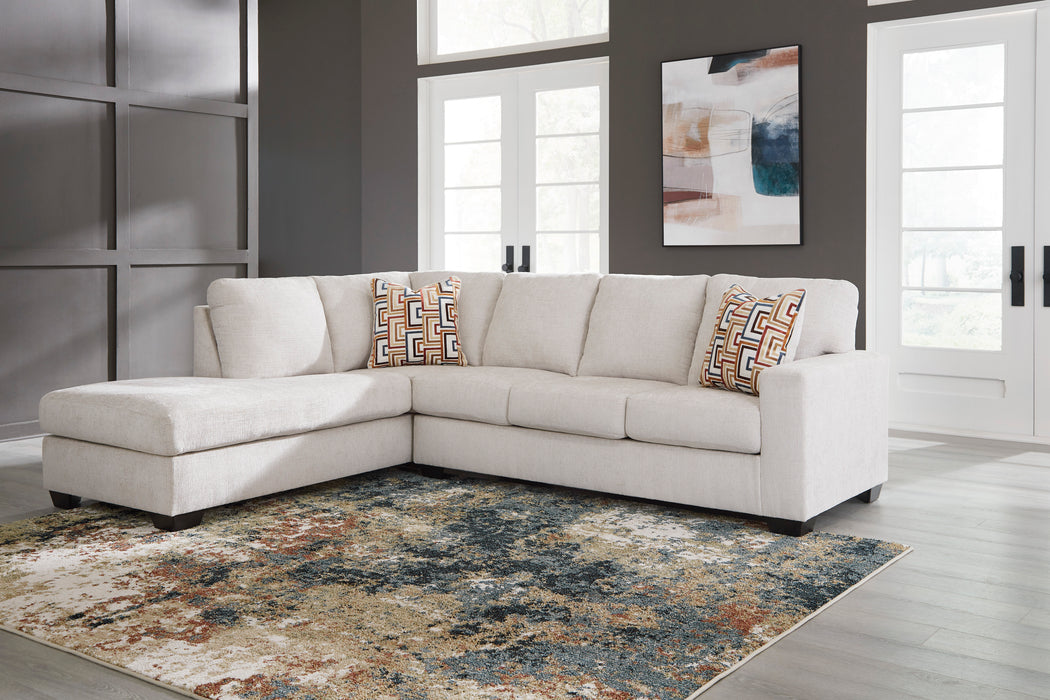 Aviemore Stone 2-Piece LAF Sectional with Chaise