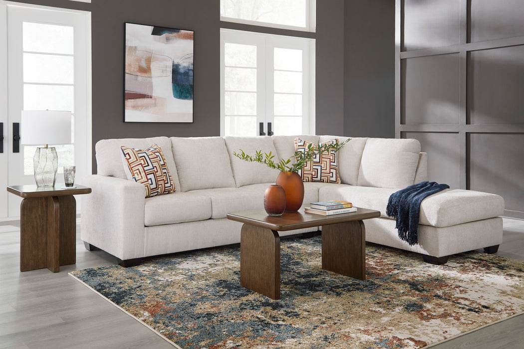 Aviemore Stone 2-Piece RAF Sectional with Chaise