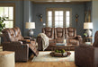 Owner's Box Thyme Power Reclining Living Room Set with Adjustable Headrest - Lara Furniture