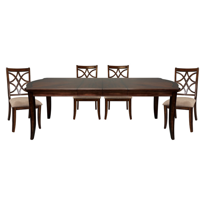 Keegan Rich Cherry Extendable Dining Set