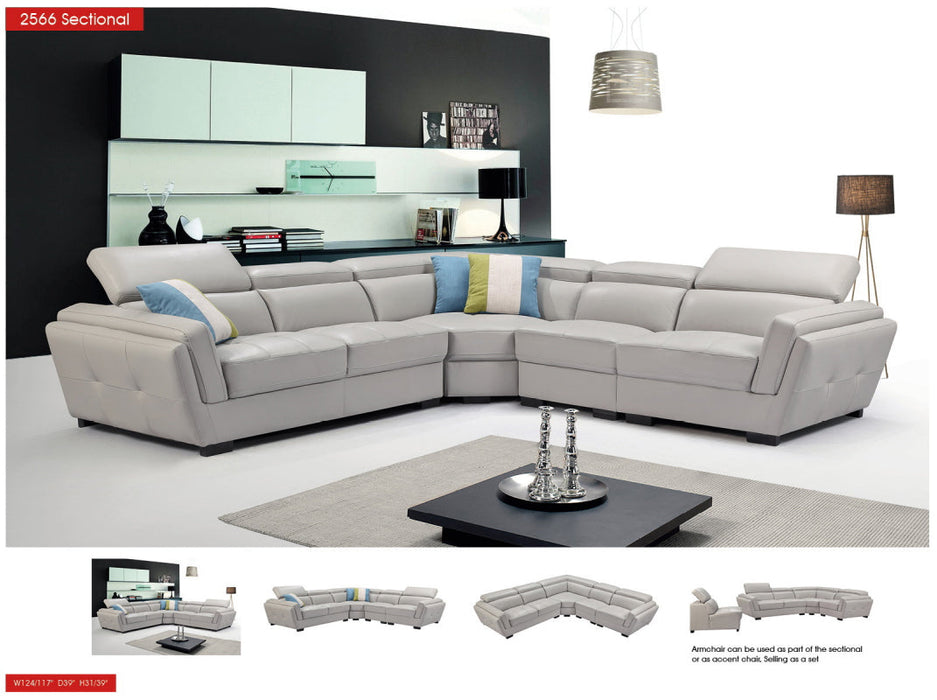 2566 Sectional - i21819 - Lara Furniture