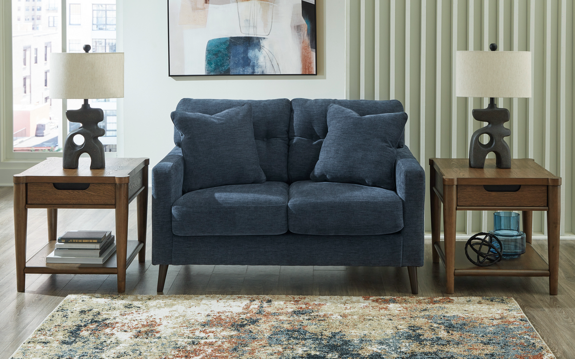 Bixler Navy Living Room Set