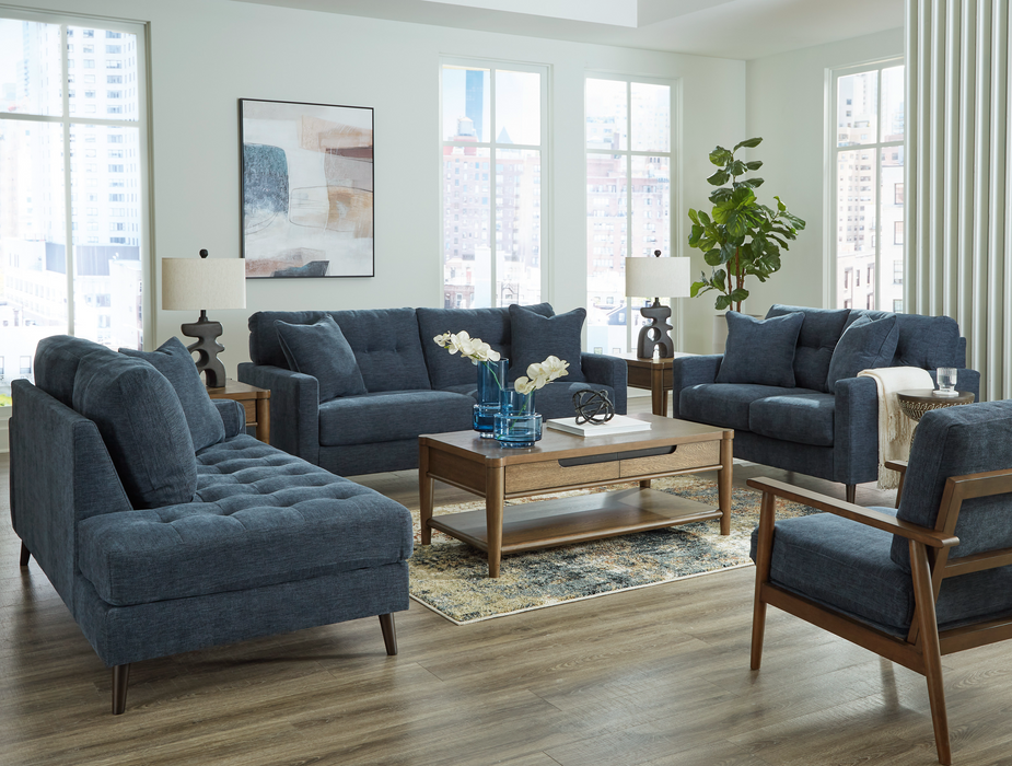 Bixler Navy Living Room Set