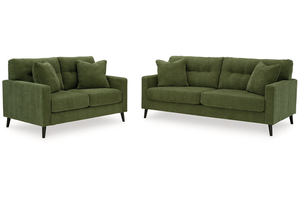 Bixler Olive Living Room Set -  Ashley - Lara Furniture