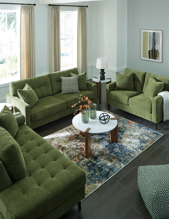 Bixler Olive Living Room Set