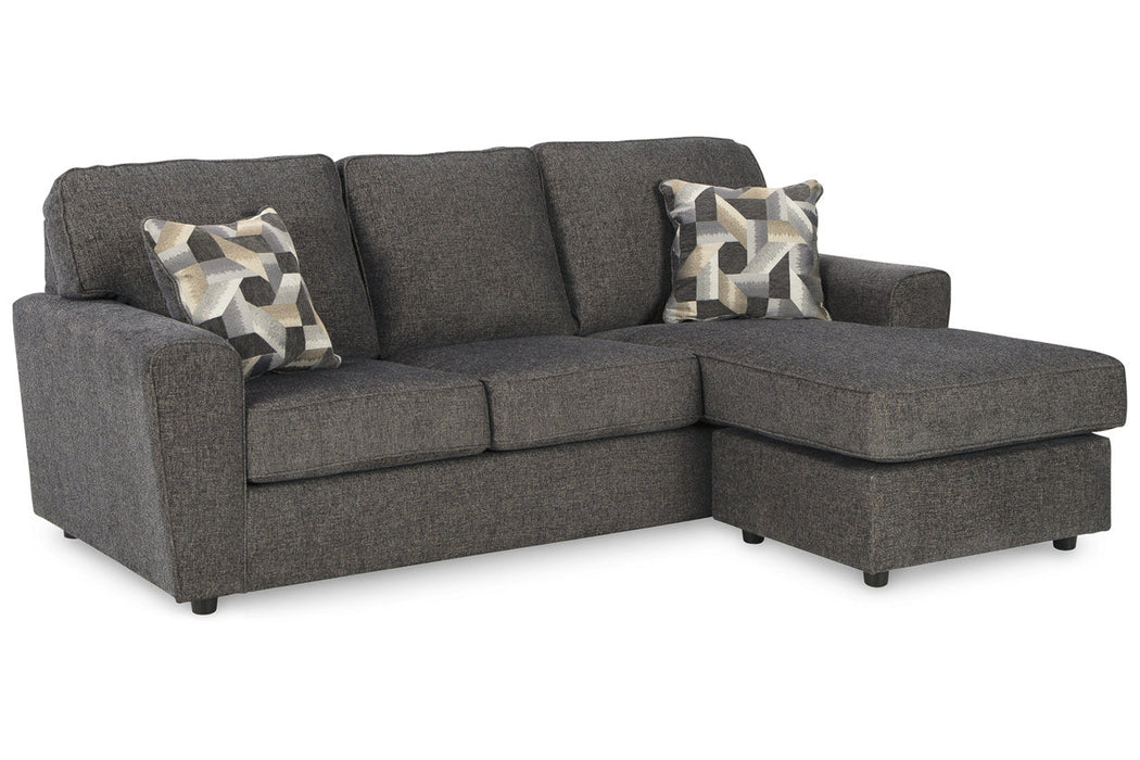 Cascilla Slate Sofa Chaise and Chair -  Ashley - Lara Furniture