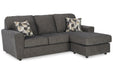 Cascilla Slate Sofa Chaise and Loveseat -  Ashley - Lara Furniture