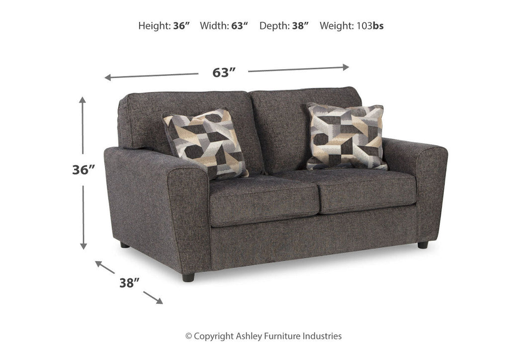 Cascilla Slate Sofa Chaise and Loveseat -  Ashley - Lara Furniture