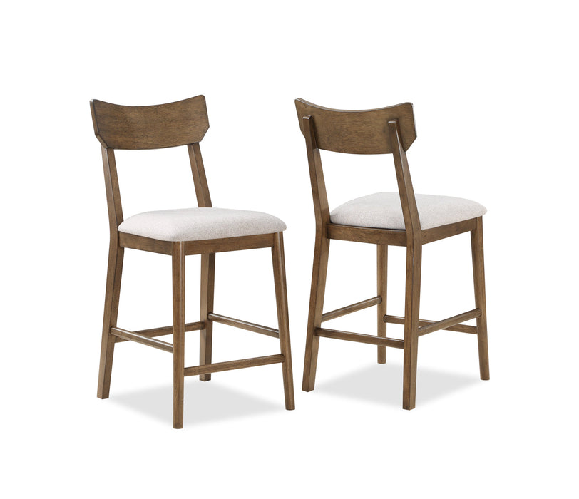 Weldon Brown Square Dining Set