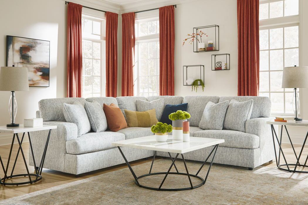 Playwrite  Gray 3-Piece Sectional
