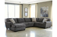 Ambee Slate LAF Sectional -  - Lara Furniture