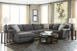 Ambee Slate LAF Sectional -  - Lara Furniture