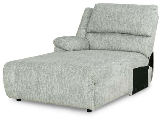 McClelland 3-Piece Gray LAF  Reclining Sectional with Chaise