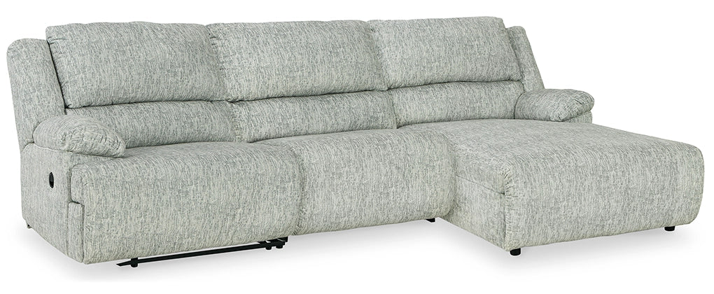 McClelland Gray  3-Piece RAF Reclining Sectional with Chaise