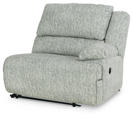 McClelland 3-Piece Gray LAF  Reclining Sectional with Chaise