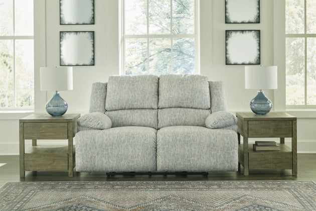 McClelland Gray Reclining Loveseat