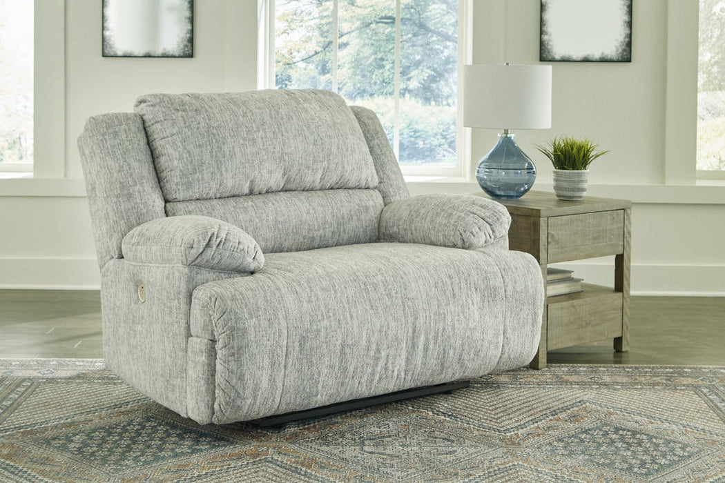 McClelland Gray Oversized Power Recliner