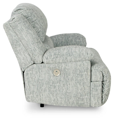 McClelland Gray Oversized Power Recliner