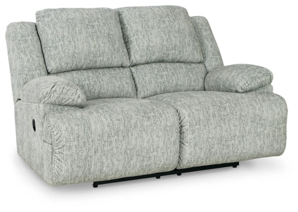 McClelland Gray Reclining Loveseat