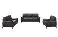 2934 Dark Grey W/ Electric Recliners Set - Lara Furniture