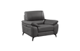 2934 Dark Grey W/ Electric Recliners Set - Lara Furniture