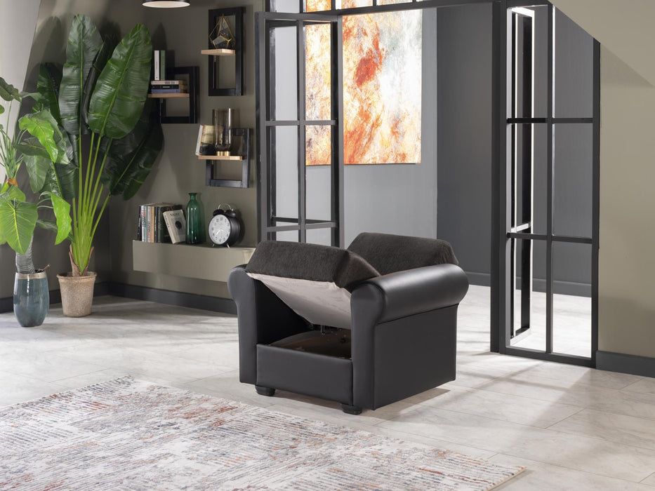 Enea Black Living Room Sleeper Set