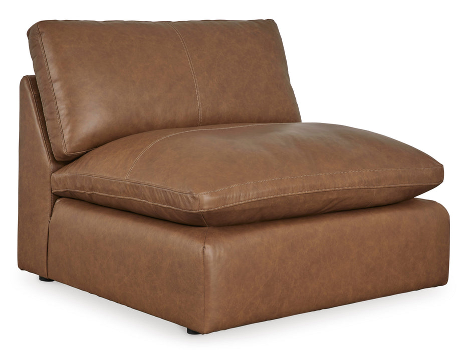 [EXCLUSIVE] Emilia Caramel Leather 3-Piece Sofa