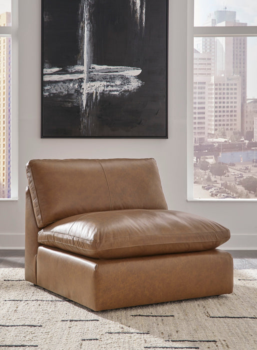 [EXCLUSIVE] Emilia Caramel Leather 3-Piece Sofa