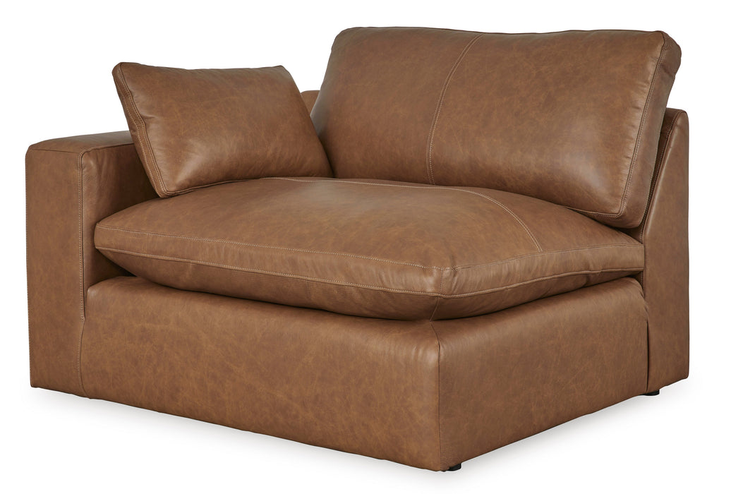 [EXCLUSIVE] Emilia Caramel Leather 3-Piece Sofa