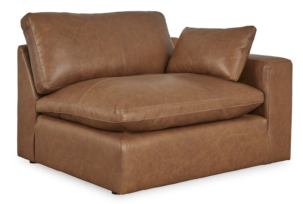 [EXCLUSIVE] Emilia Caramel Leather 3-Piece Sofa