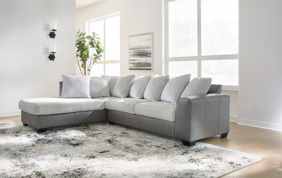 Clairette Court Alloy 2-Piece LAF Sectional