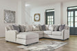 Dellara Chalk LAF Sectional - Lara Furniture