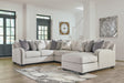 Dellara Chalk RAF Sectional - Lara Furniture