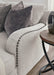 Dellara Chalk Sofa Chaise - Lara Furniture