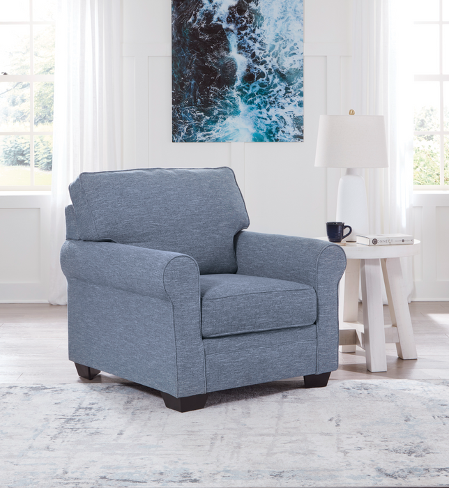 Carissa Manor Denim Living Room Set