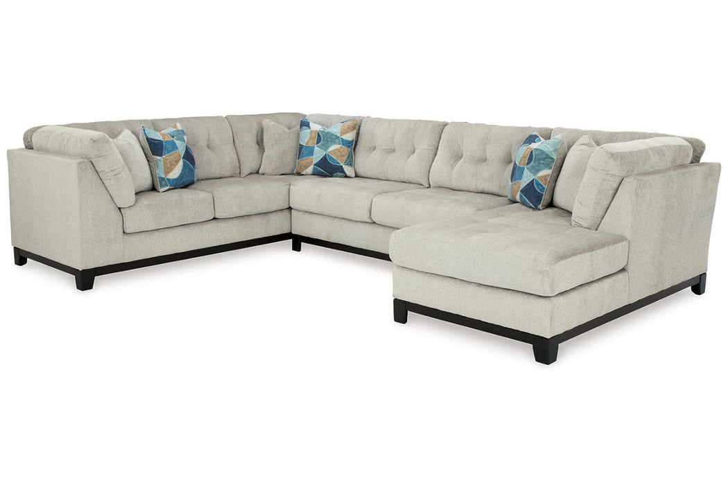 Maxon Place Stone 3-Piece Sectional with Chaise