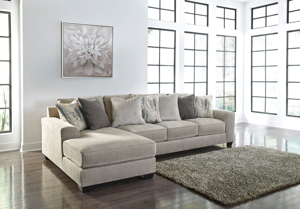 Ardsley Pewter 2-Piece Large LAF Sectional -  - Lara Furniture