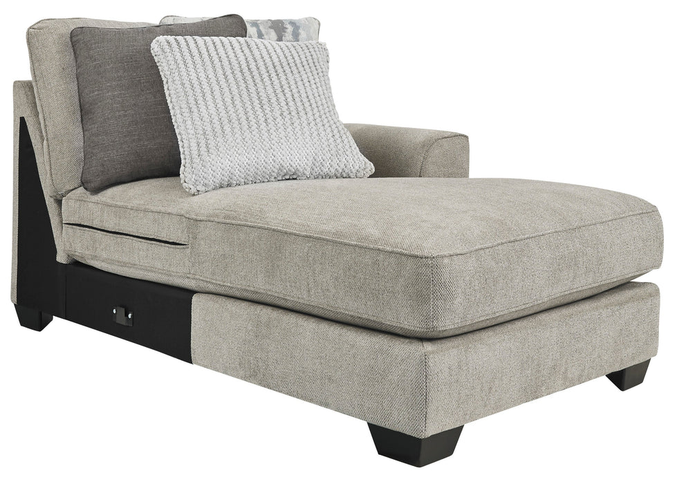 Ardsley Pewter RAF Sofa Chaise - Lara Furniture