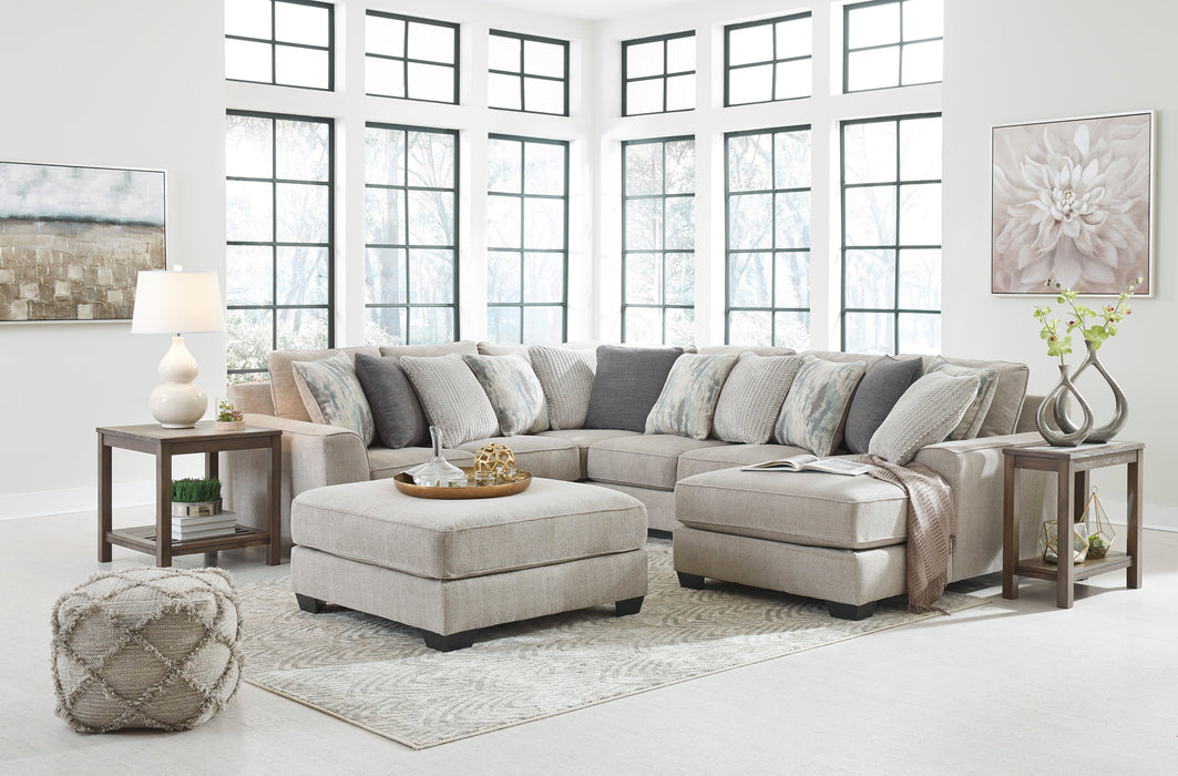 Ardsley Pewter 4-Piece RAF Sectional