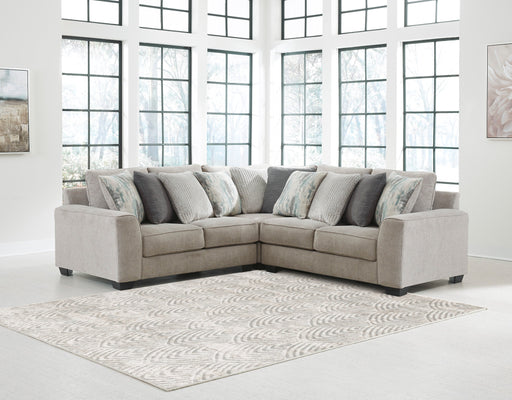 Ardsley Pewter Sectional - Lara Furniture