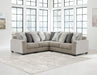 Ardsley Pewter Sectional - Lara Furniture