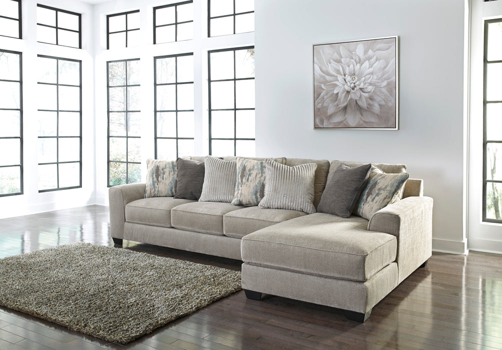 Ardsley Pewter RAF Large Sofa Chaise - Lara Furniture