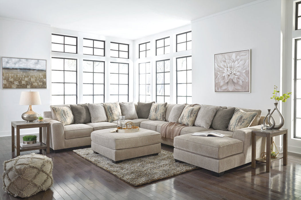 Ardsley Pewter 5-Piece Large RAF Sectional