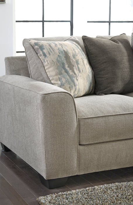 Ardsley Pewter Sectional - Lara Furniture